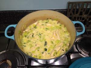 Chicken and Leek filling